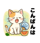 かわいいネコの四季スタンプ（個別スタンプ：13）