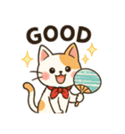 かわいいネコの四季スタンプ（個別スタンプ：17）