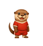 カワウソさんサッカー始めました（個別スタンプ：24）