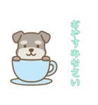 [おやすみなさい専用]カップから犬（個別スタンプ：15）