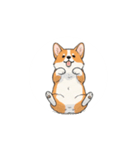 動く！コーギー2（個別スタンプ：11）