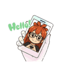 赤毛のあたしなのだ（個別スタンプ：3）