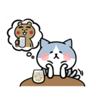 くま吉とちびねこ（個別スタンプ：37）