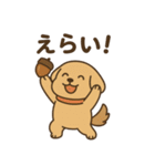 ワンちゃんの秋満喫（個別スタンプ：3）