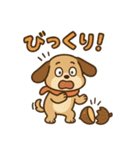 ワンちゃんの秋満喫（個別スタンプ：14）