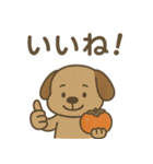 ワンちゃんの秋満喫（個別スタンプ：34）