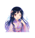 秋色かぐや姫のきらめきスタンプ（個別スタンプ：1）