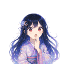 秋色かぐや姫のきらめきスタンプ（個別スタンプ：3）