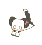 秋に使えるゆるふわチンチラのスタンプ（個別スタンプ：3）