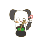 秋に使えるゆるふわチンチラのスタンプ（個別スタンプ：8）