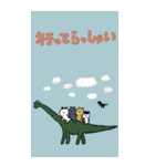 ［BIG］スタンプ日本猫の秋 日常会話（個別スタンプ：9）