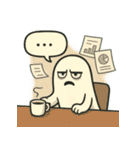ちょっとネガティブなゴースト（個別スタンプ：13）