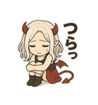 小悪魔チャンの癖のある辛味ある毒舌（個別スタンプ：7）