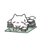 よわよわ猫 ネガティブまみれ編（個別スタンプ：3）