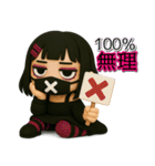 【3D】闇感満載地雷ちゃん（個別スタンプ：5）