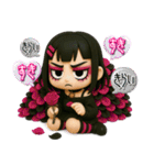 【3D】闇感満載地雷ちゃん（個別スタンプ：6）