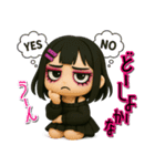 【3D】闇感満載地雷ちゃん（個別スタンプ：14）