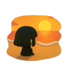 【3D】闇感満載地雷ちゃん（個別スタンプ：16）