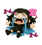 【3D】闇感満載地雷ちゃん（個別スタンプ：32）