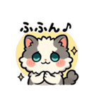 ふわもこ癒しねこ【ちょっとシュール編】（個別スタンプ：14）