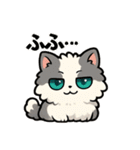 ふわもこ癒しねこ【ちょっとシュール編】（個別スタンプ：28）