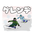 スキー場で使えるスタンプです（個別スタンプ：6）