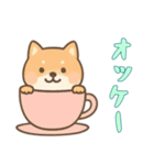 [オッケー専用]カップから犬（個別スタンプ：3）