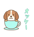 [オッケー専用]カップから犬（個別スタンプ：8）