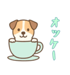 [オッケー専用]カップから犬（個別スタンプ：10）