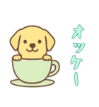 [オッケー専用]カップから犬（個別スタンプ：13）
