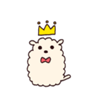 ふわふわいぬのすたんぷ（個別スタンプ：40）