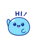 プルプルスライムの感情スタンプ（個別スタンプ：1）