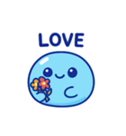 プルプルスライムの感情スタンプ（個別スタンプ：2）