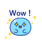 プルプルスライムの感情スタンプ（個別スタンプ：4）