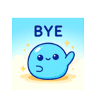 プルプルスライムの感情スタンプ（個別スタンプ：9）