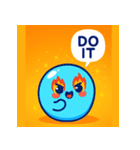 プルプルスライムの感情スタンプ（個別スタンプ：14）