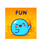 プルプルスライムの感情スタンプ（個別スタンプ：15）