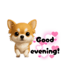 ち、ふわふわ♡Chihuahuaチワワちゃん達♡（個別スタンプ：37）