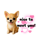 ち、ふわふわ♡Chihuahuaチワワちゃん達♡（個別スタンプ：39）