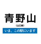 山口線 いまどこスタンプ（個別スタンプ：22）