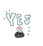 黒猫専門スタンプ（個別スタンプ：22）