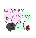 黒猫専門スタンプ（個別スタンプ：25）