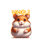 とにかくかわいい キャンベルハムスター（個別スタンプ：25）