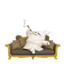 デカ動く 3D擦れうさぎ5（個別スタンプ：17）