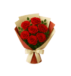 祝福花束コラージュ 心からの祝福（改版）（個別スタンプ：1）