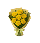 祝福花束コラージュ 心からの祝福（改版）（個別スタンプ：2）