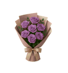 祝福花束コラージュ 心からの祝福（改版）（個別スタンプ：3）