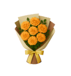 祝福花束コラージュ 心からの祝福（改版）（個別スタンプ：7）