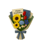 祝福花束コラージュ 心からの祝福（改版）（個別スタンプ：18）