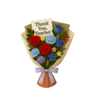 祝福花束コラージュ 心からの祝福（改版）（個別スタンプ：23）